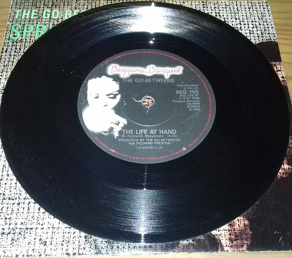 Miniature : The Go-Betweens - Spring Rain (7", Single) (Beggars Banquet)