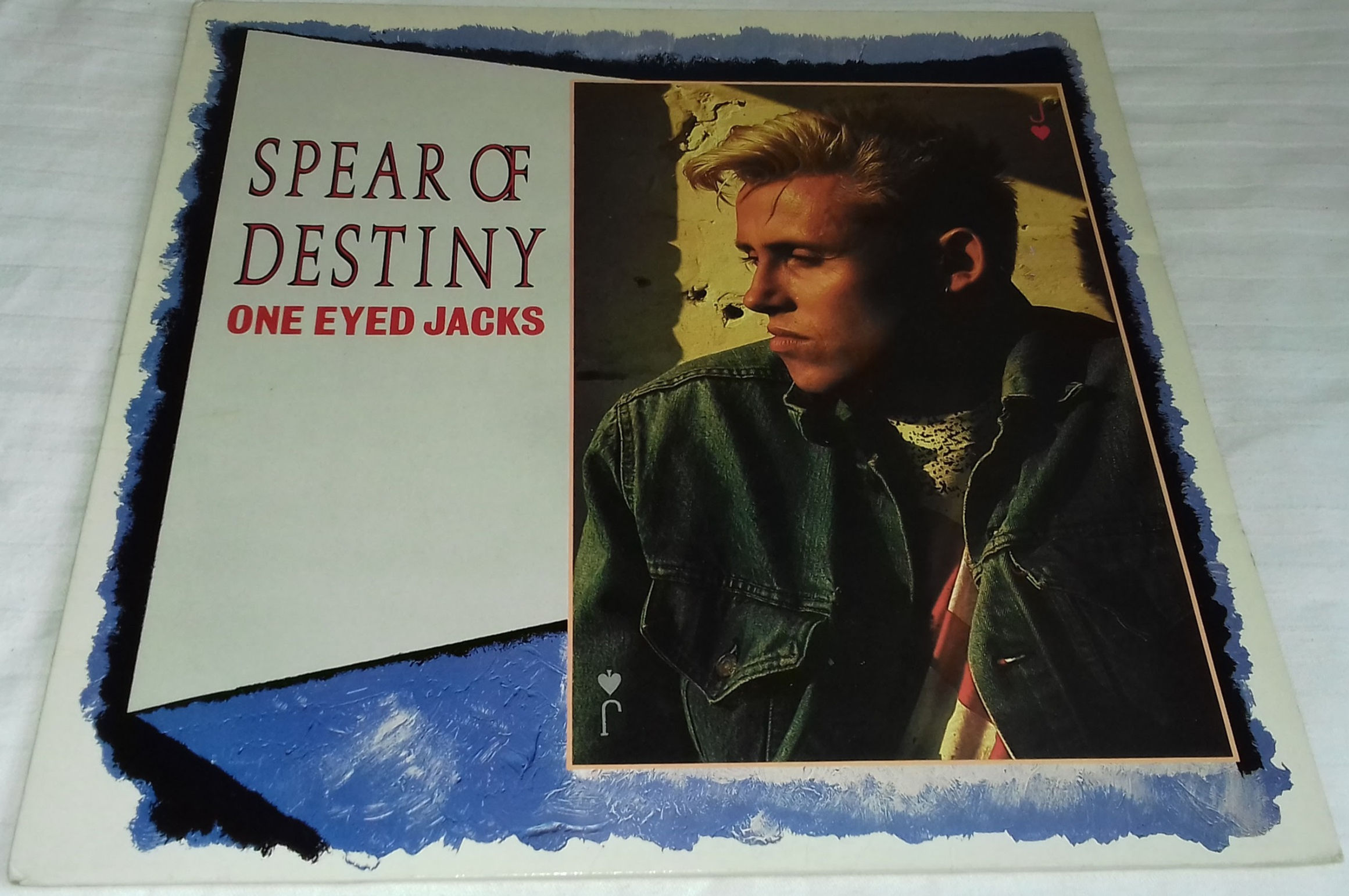 Spear Of Destiny - One Eyed Jacks (LP, Album) (Epic, Burning Rome Records)