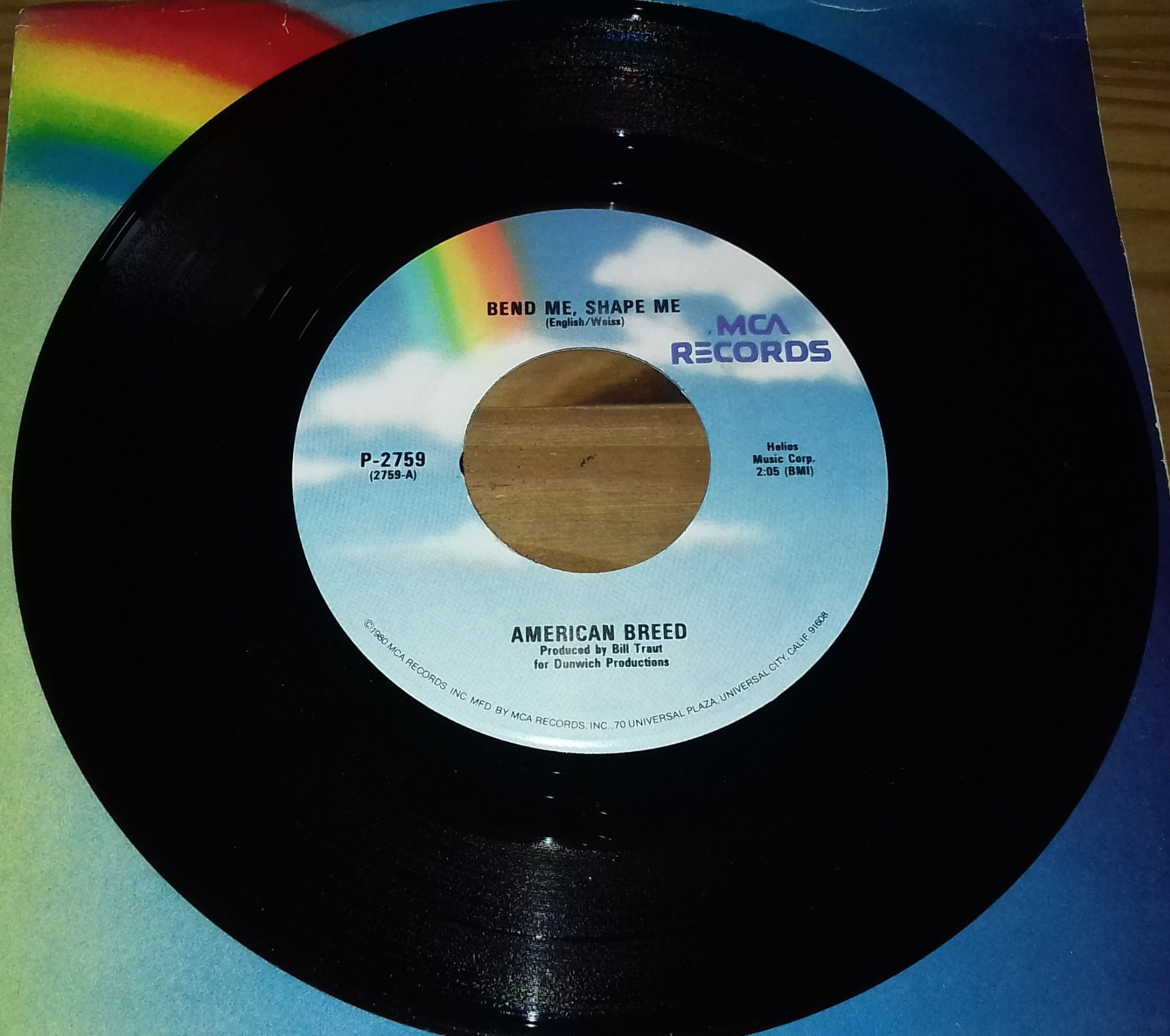 American Breed* - Bend Me, Shape Me (7", RE) (MCA Records)