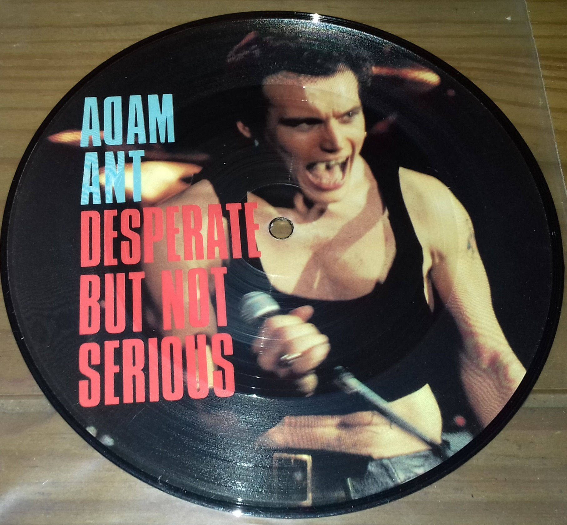 Adam Ant - Desperate But Not Serious (7", Single, Pic) (CBS)