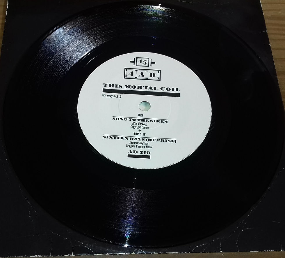 ภาพขนาดย่อ: This Mortal Coil - Song To The Siren (7", Single) (4AD)