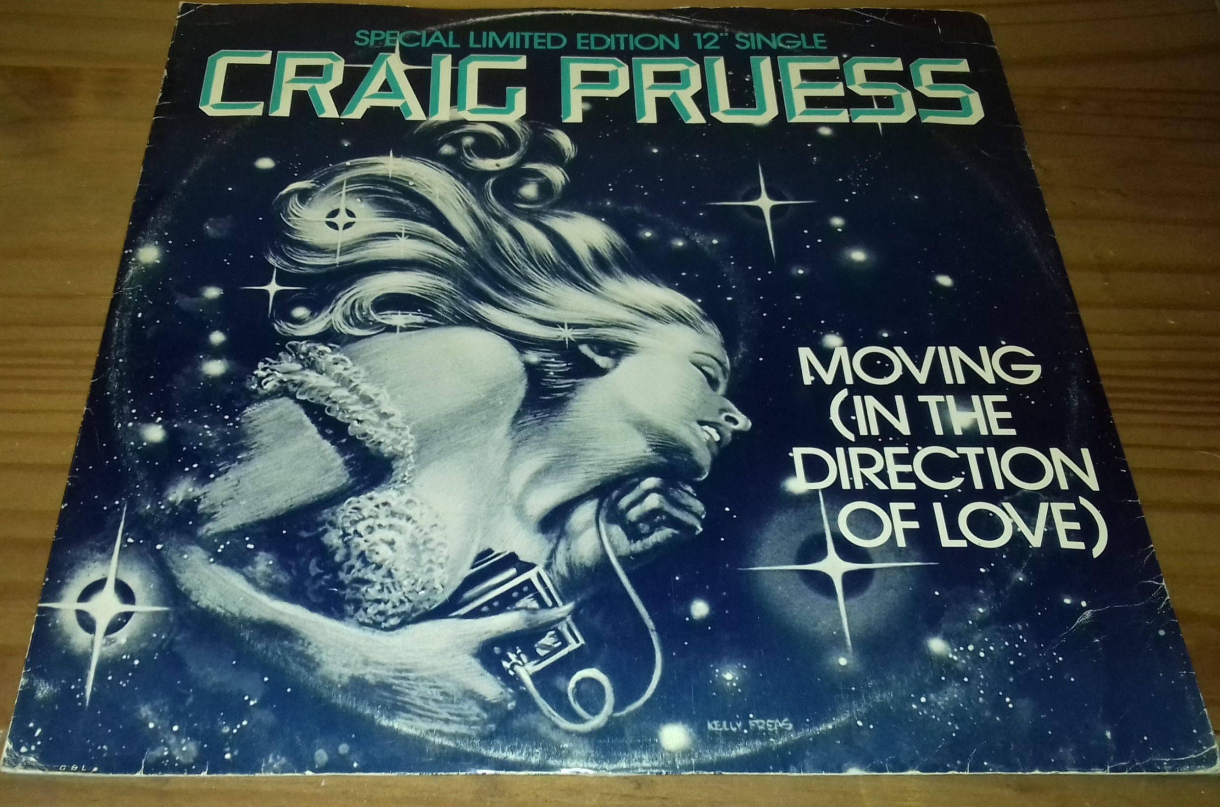 Craig Pruess - Moving (In The Direction Of Love) (12", Single, Ltd) (Ariola Hans