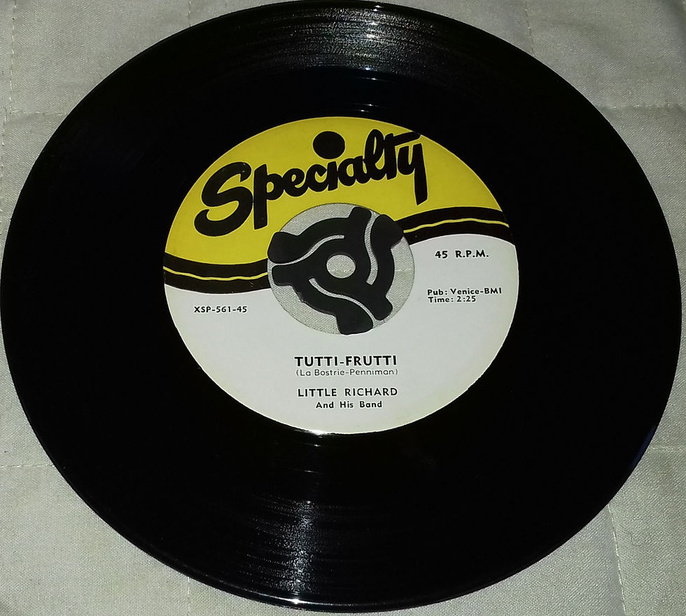 Little Richard And His Band - Tutti-Frutti (7", Single) (Specialty, Specialty)