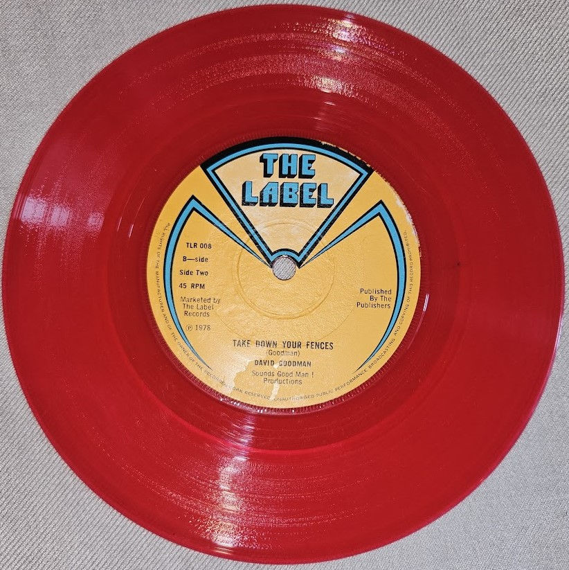 Thumbnail: Dave Goodman And Friends - Justifiable Homicide (7", Red) (The Label (2))