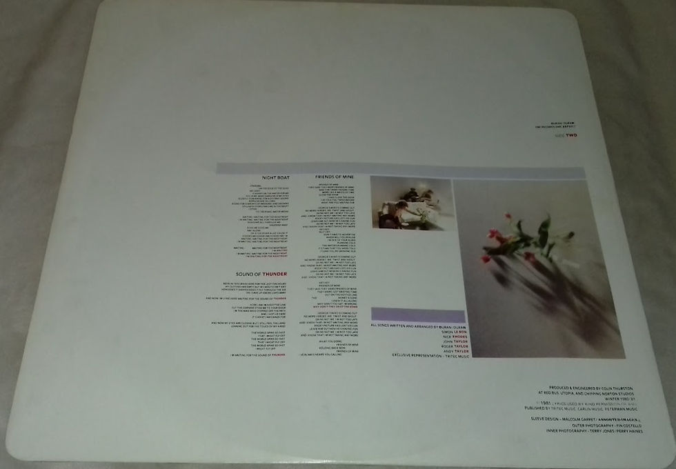 Miniature : Duran Duran - Duran Duran (LP, Album) (EMI, EMI)