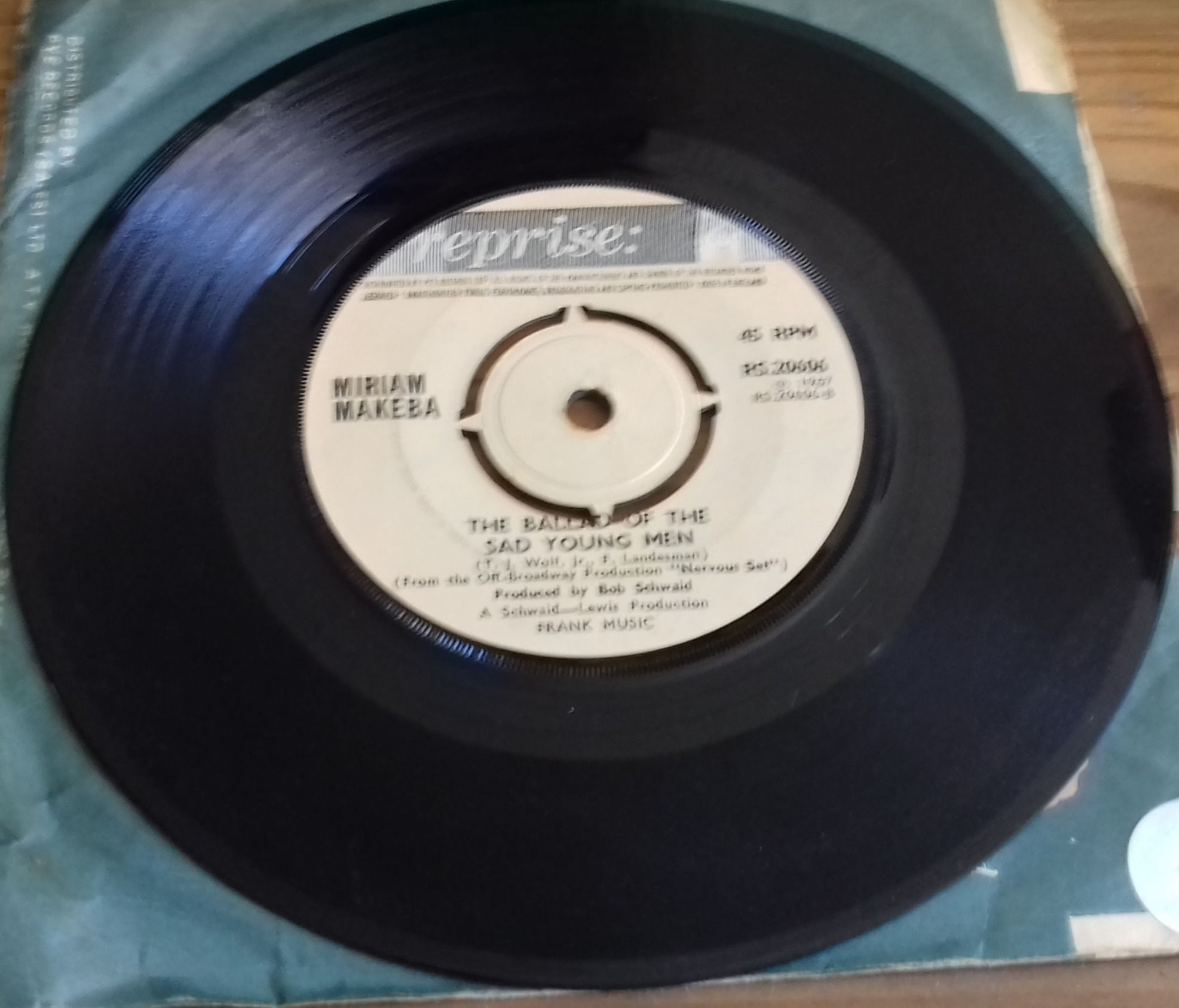 Miriam Makeba - Pata Pata (7", Single) (Reprise Records)