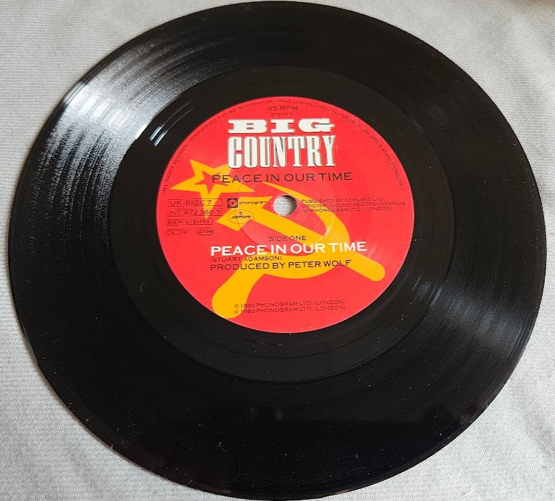 Miniatura: Big Country - Peace In Our Time (7", Single, Red) (Mercury, Mercury)