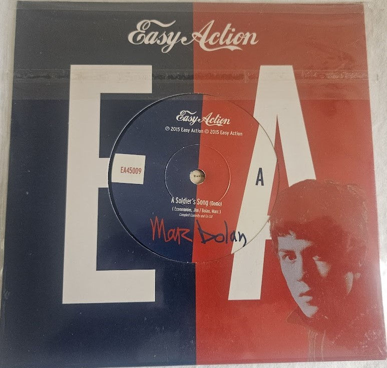 Marc Bolan - A Soldier's Song / Reality (7", Single, Ltd, Blu) (Easy Action)
