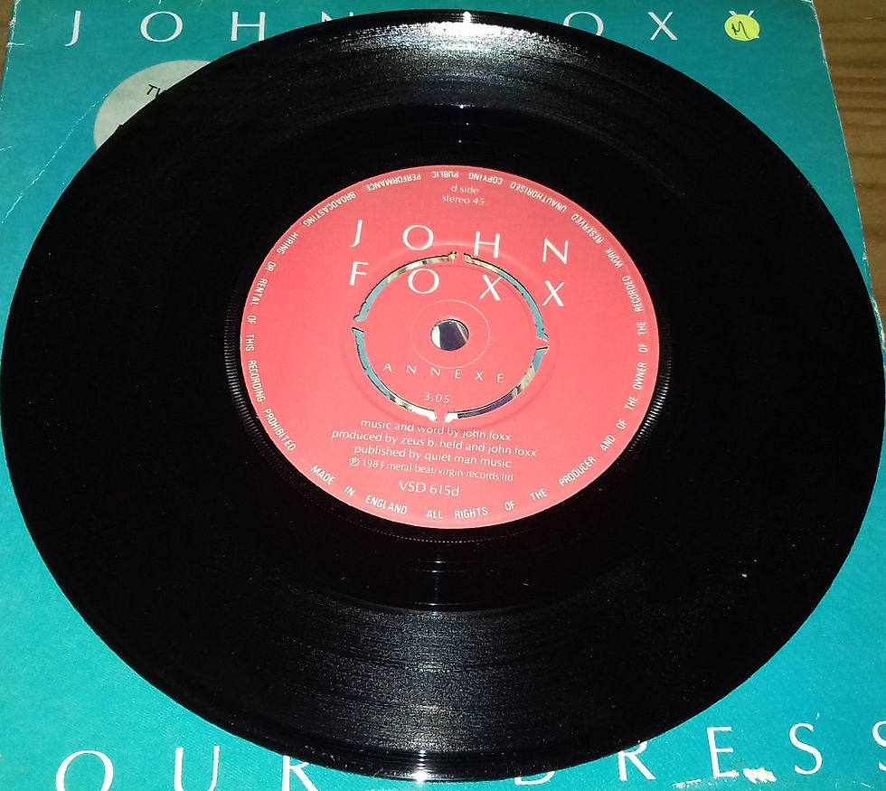 Miniatura: John Foxx - Your Dress (2x7", Single, Gat) (Virgin, Virgin)