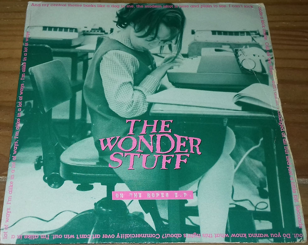 The Wonder Stuff - On The Ropes E.P. (7", EP) (Polydor, The Far Out Recording Co