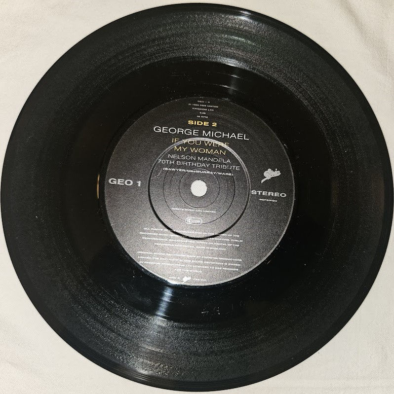 תמונה ממוזערת: George Michael - Praying For Time (7", Single) (Epic)