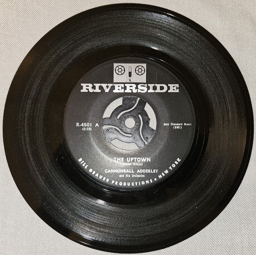 Cannonball Adderley And His Orchestra - The Uptown, Something Different (7", Sin