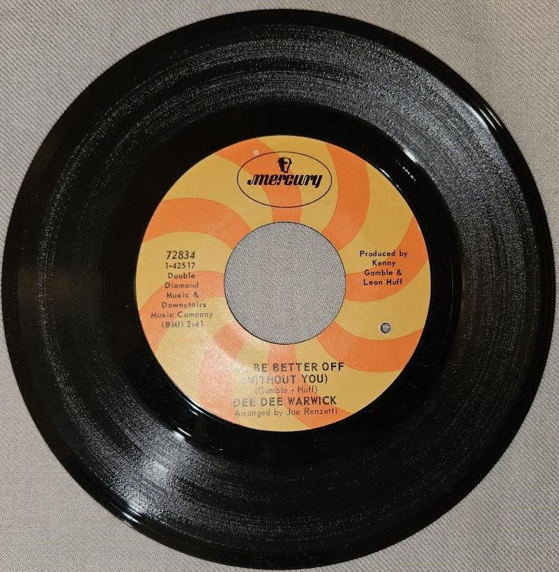 Dee Dee Warwick - I'll Be Better Off (Without You) (7") (Mercury)