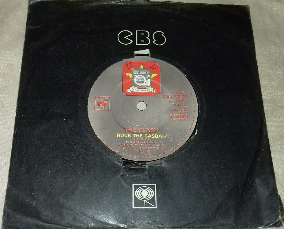 The Clash - Rock The Casbah (7", RP) (CBS)