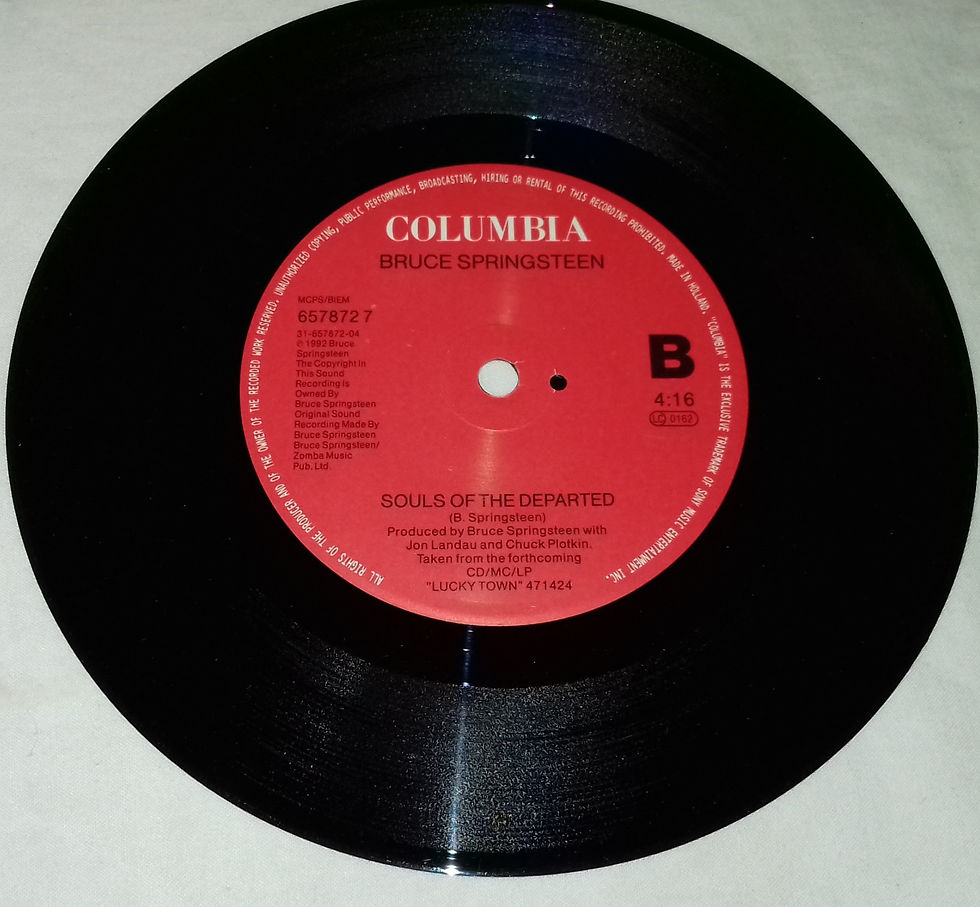 ภาพขนาดย่อ: Bruce Springsteen - Human Touch (7", Single, Sma) (Columbia, Columbia)