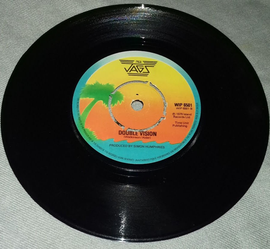 Miniature : The Jags - Back Of My Hand (7", Single) (Island Records)