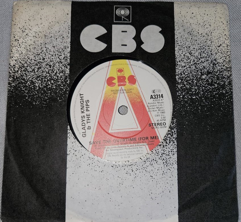 Gladys Knight And The Pips - Save The Overtime (For Me) (7", Single, Promo) (CBS