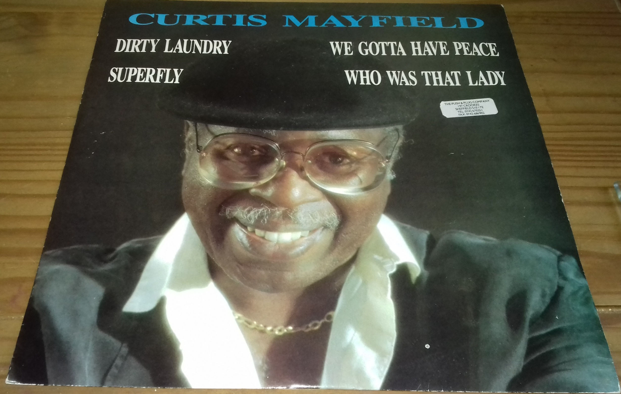 Curtis Mayfield - Dirty Laundry (12", Single) (Curtom)