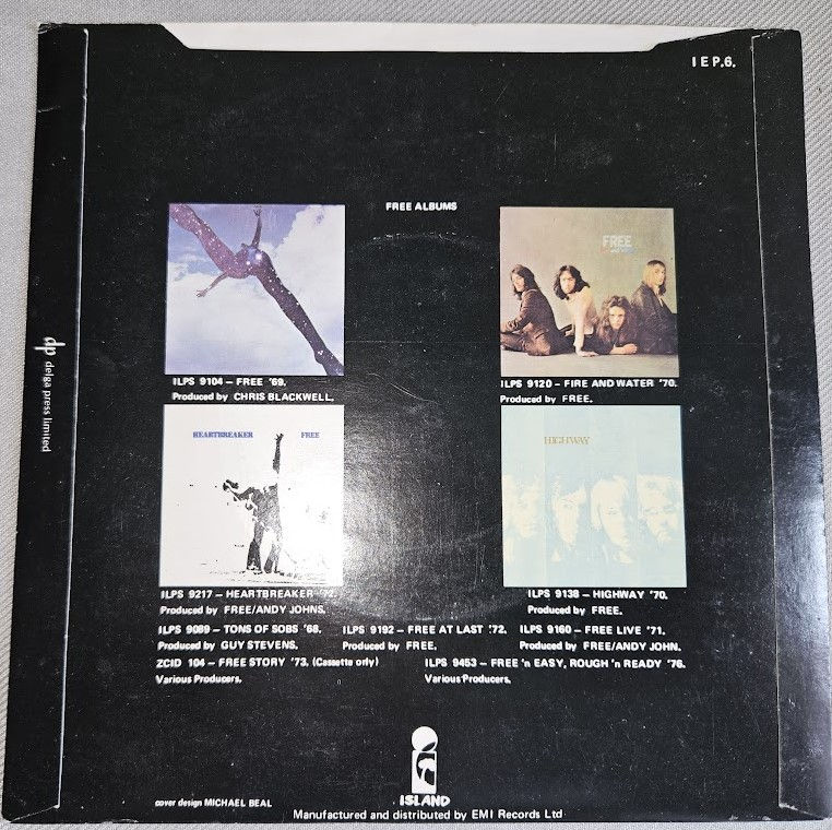 Miniatura: Free - All Right Now (Long Version) / Wishing Well / My Brother Jake (7", EP, 4