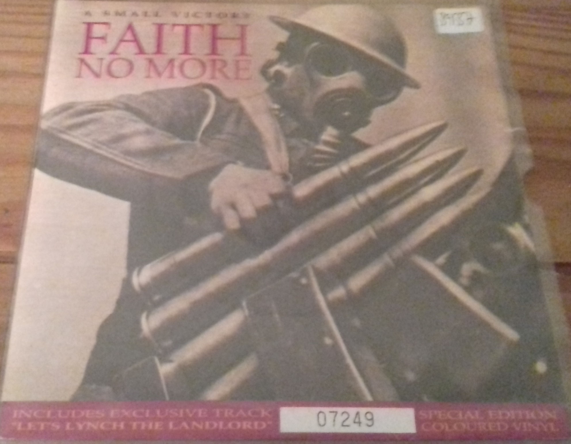 Faith No More - A Small Victory (7", Single, Ltd, Num, S/Edition, Yel) (Slash, L