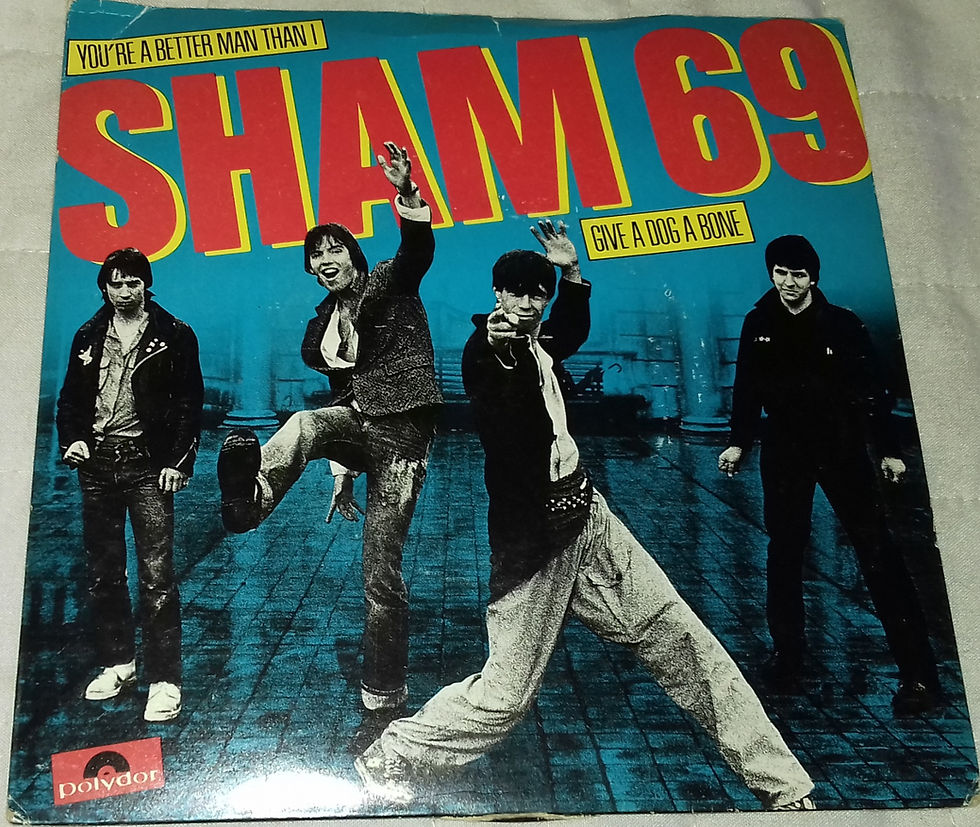 Sham 69 - You're A Better Man Than I / Give A Dog A Bone (7", Single) (Polydor,