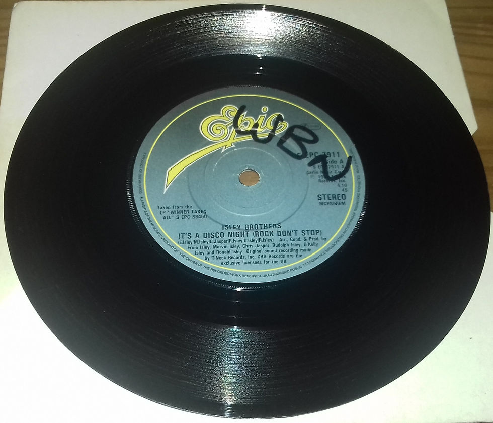 Isley Brothers* - It's A Disco Night (Rock Don't Stop) (7", Single, Blu) (Epic)