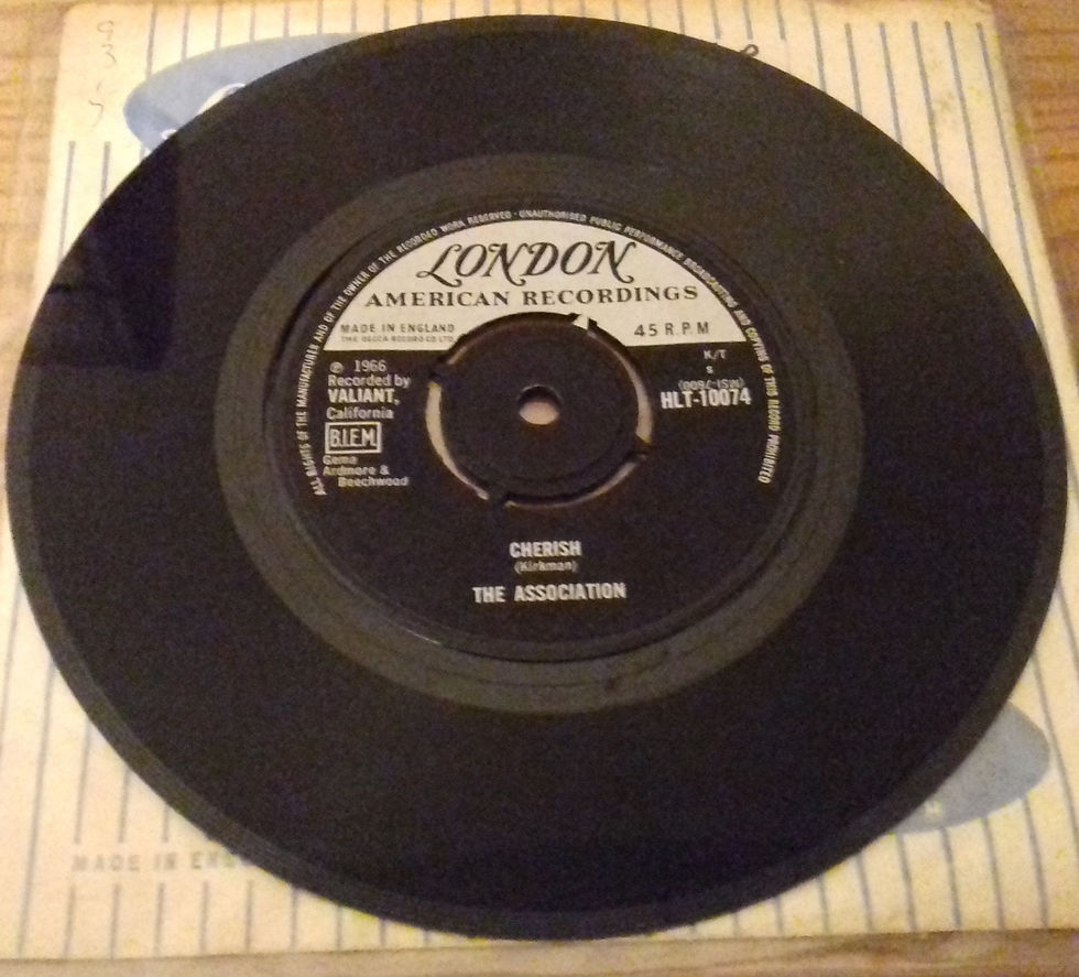 The Association - Cherish / Don't Blame It On Me (7") (London Records, Londo