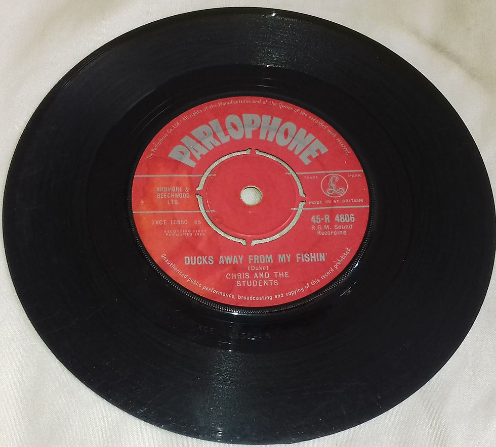 Miniature : Chris And The Students* - Lass Of Richmond Hill (7") (Parlophone)