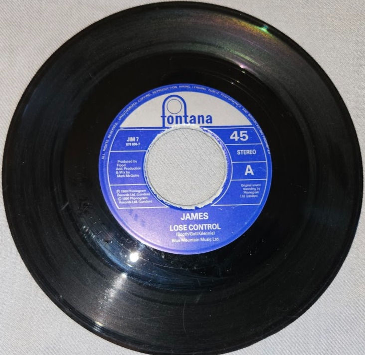 James - Lose Control (7", Single) (Fontana, Fontana)