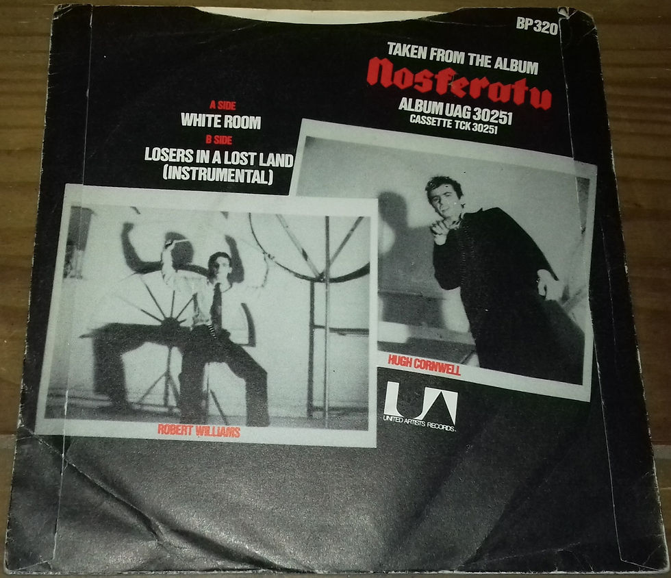 Miniaturbild: Hugh Cornwell And Robert Williams* - White Room (7") (United Artists Records)