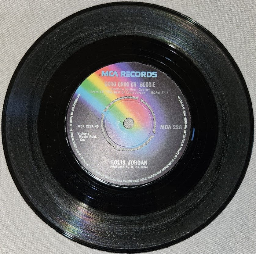 Louis Jordan - Choo Choo Ch' Boogie (7", Single) (MCA Records)