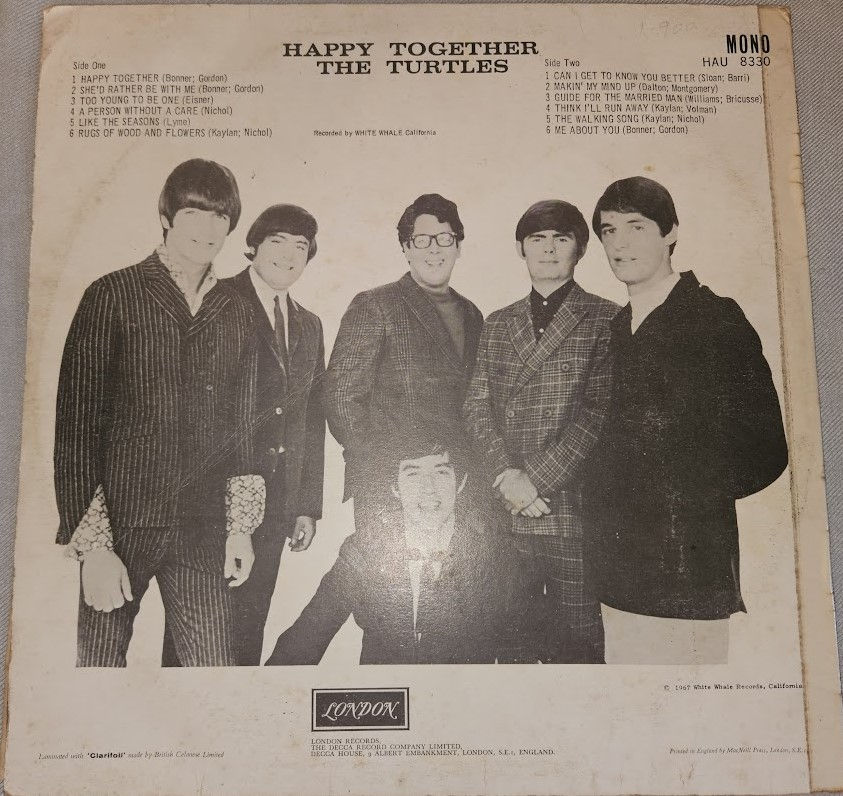 ภาพขนาดย่อ: The Turtles - Happy Together (She'd Rather Be With Me) (LP, Album, Mono) (London