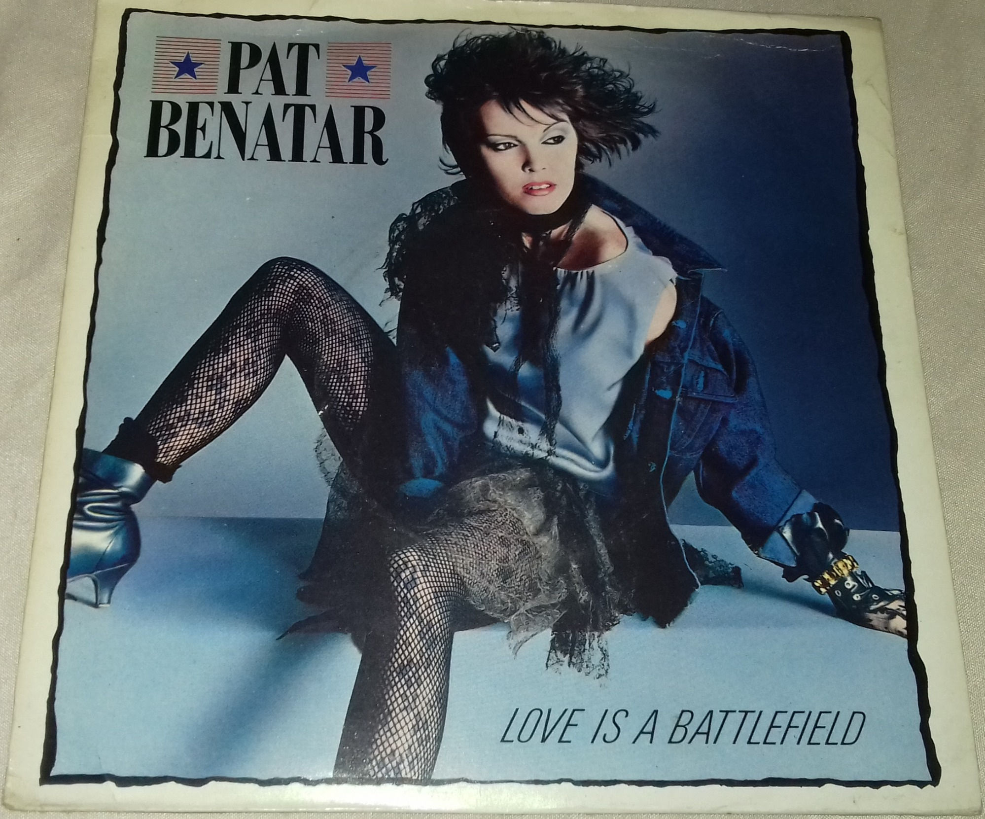 Pat Benatar - Love Is A Battlefield (7", Single, RE) (Chrysalis)