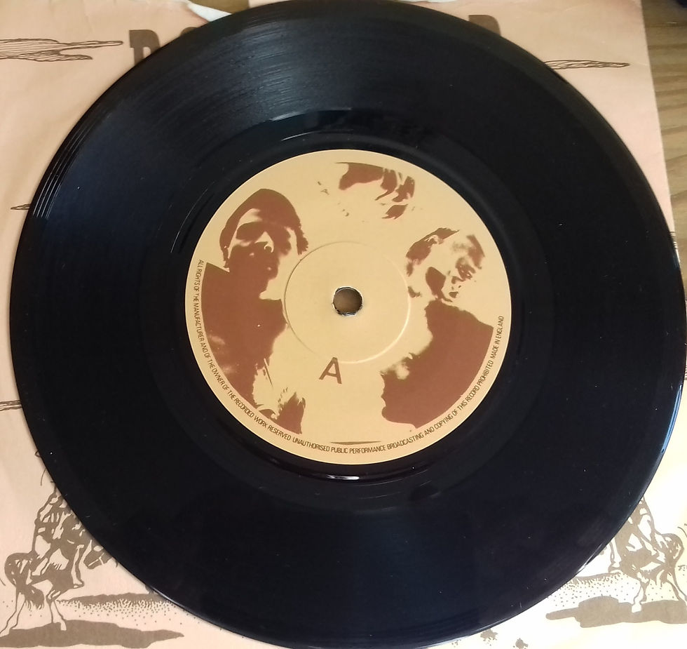 Miniature : Josef K - Radio Drill Time / Crazy To Exist (7", Single) (Postcard Records)