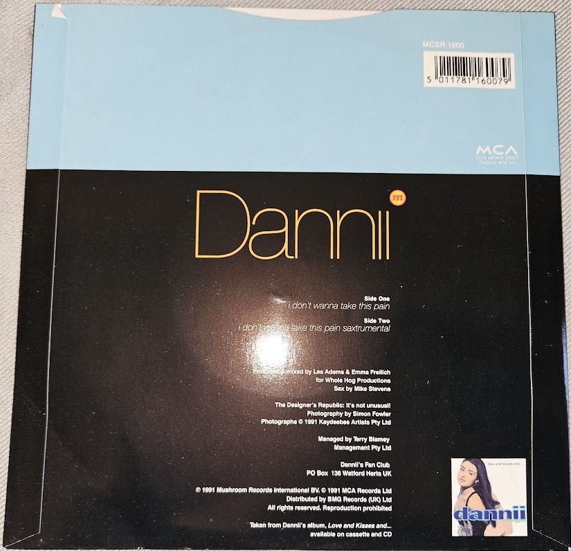 Miniaturbild: Dannii Minogue - I Don't Wanna Take This Pain (7", Single, Ltd, Pos) (MCA Record