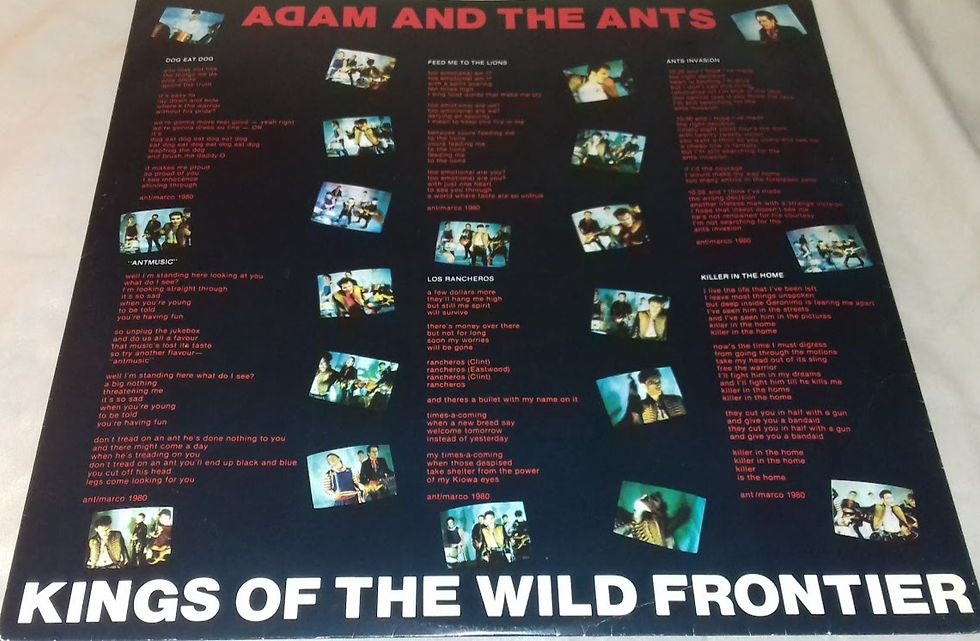 Miniature : Adam And The Ants - Kings Of The Wild Frontier (LP, Album) (CBS, CBS, CBS)