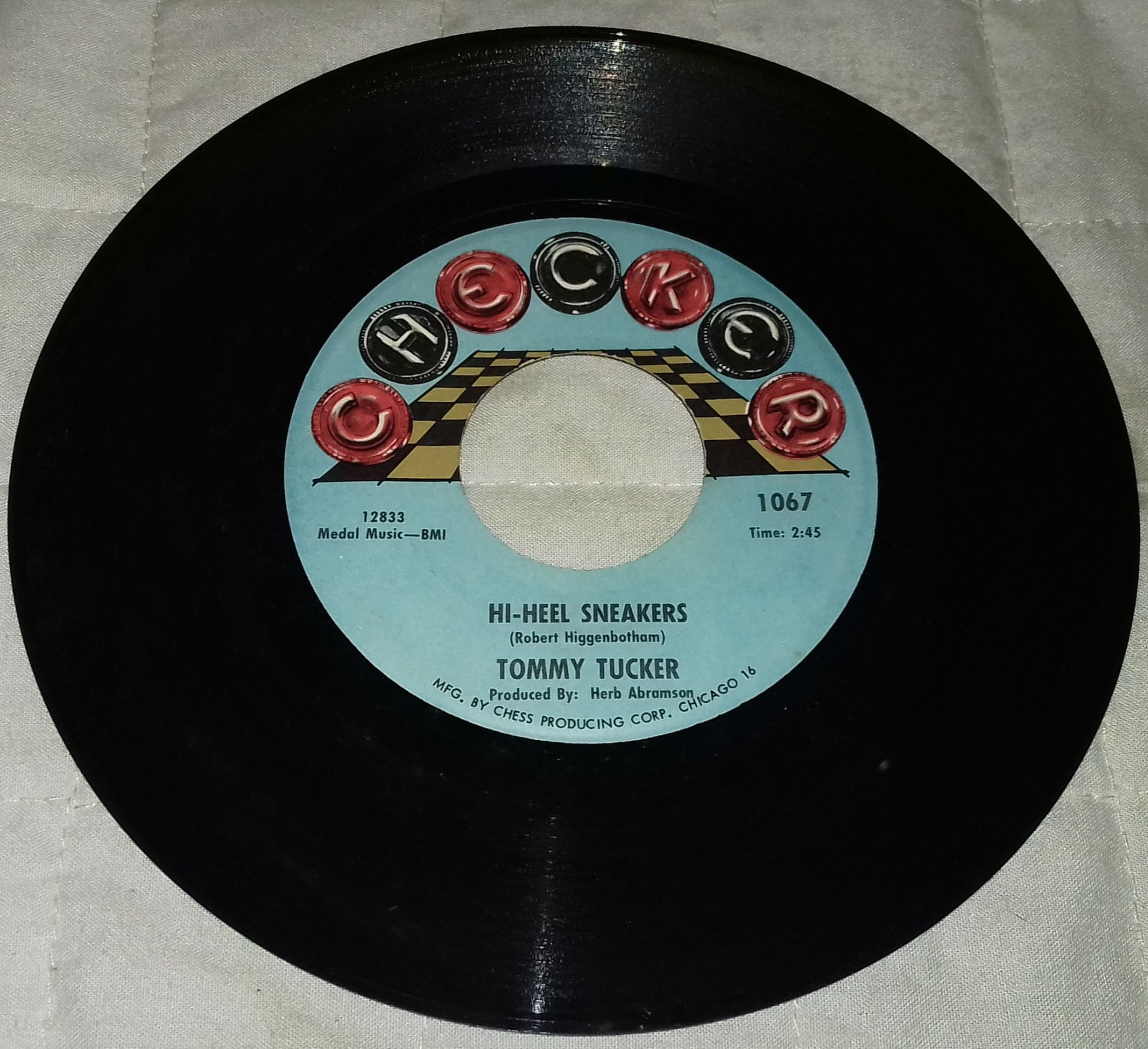Tommy Tucker - Hi-Heel Sneakers / I Don't Want 'Cha (7", Single) (Checker)