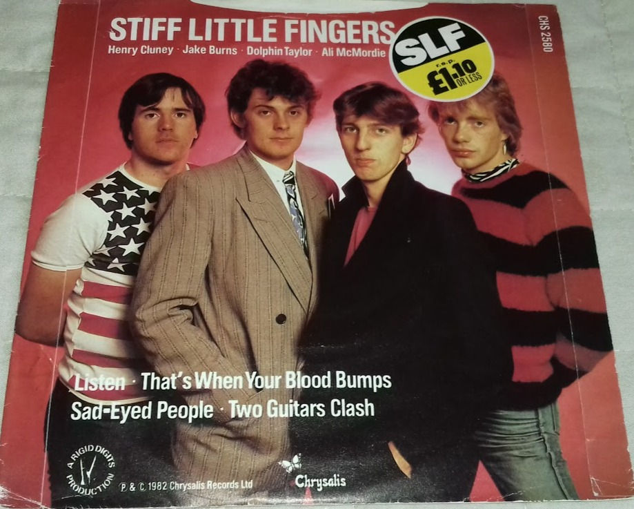 Miniatyrbild: Stiff Little Fingers - Listen (7", EP) (Chrysalis)