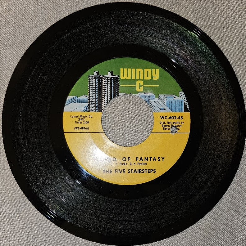 The Five Stairsteps* - World Of Fantasy / Playgirl's Love (7", Single) (Windy C)