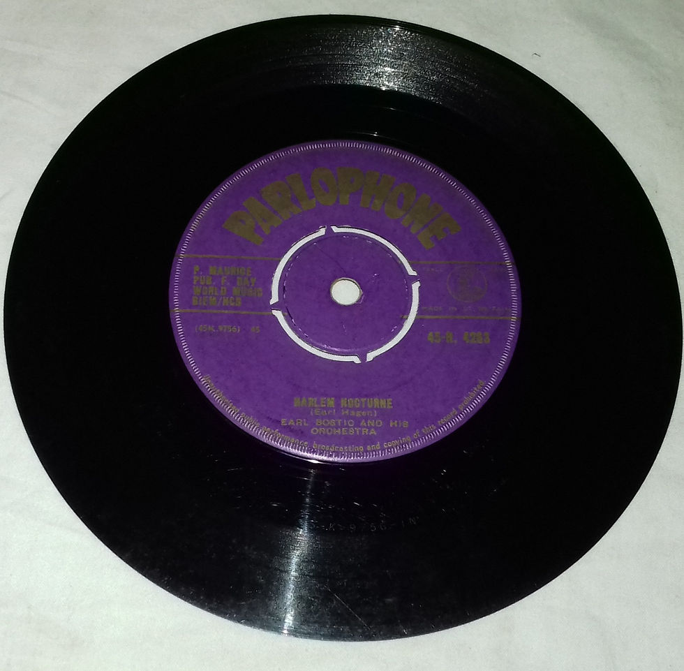 Earl Bostic And His Orchestra - Harlem Nocturne / I Hear A Rhapsody (7", Mono)
