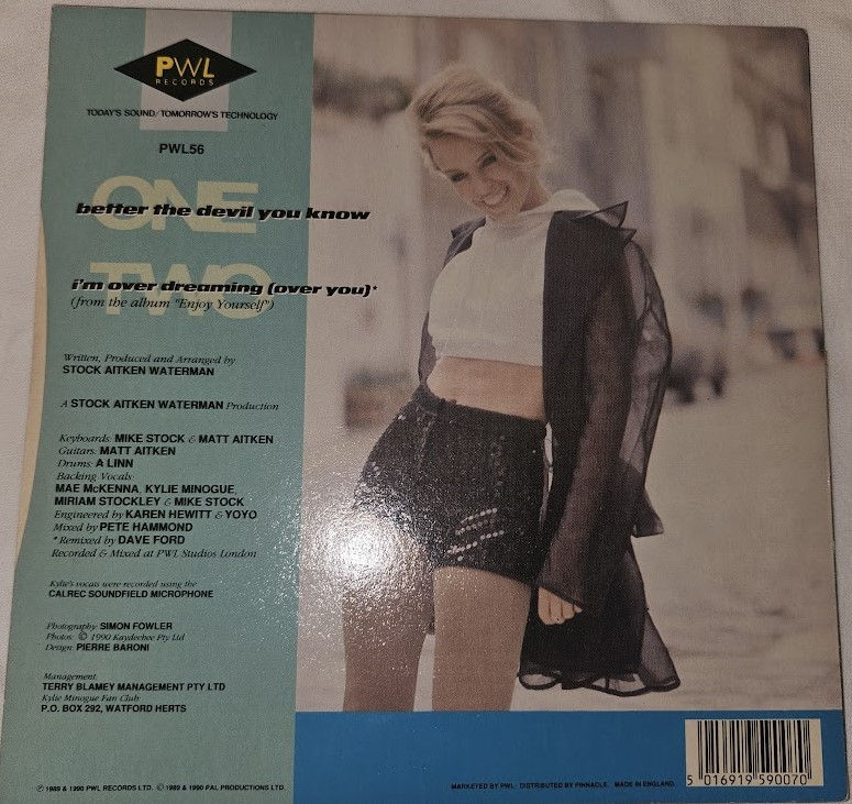 Miniaturbild: Kylie Minogue - Better The Devil You Know (7", Single, DFI) (PWL Records)