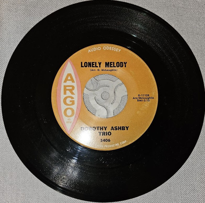 Dorothy Ashby Trio* - Lonely Melody / Secret Love (7", Single, Lab) (Argo (6))