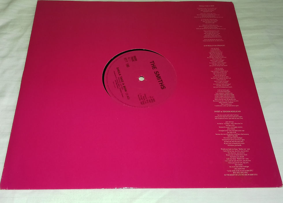 Miniatyrbild: The Smiths - Sheila Take A Bow (12", Single, EMI) (Rough Trade)