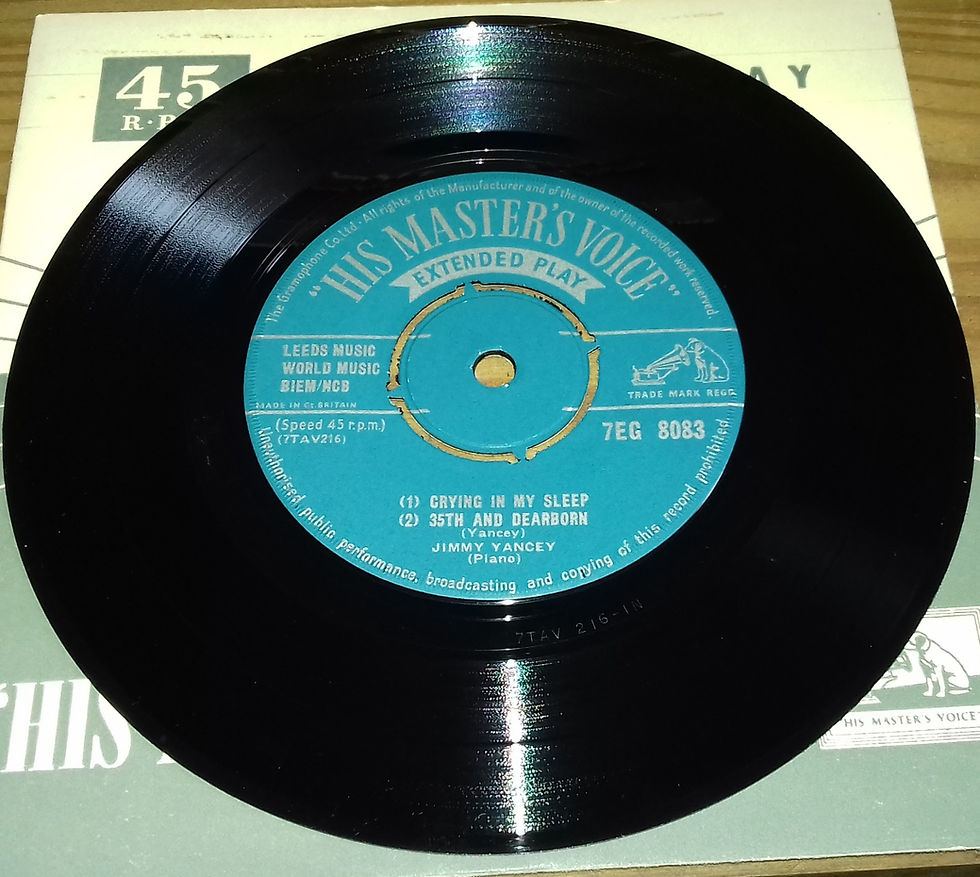 Jimmy Yancey - Jimmy Yancey (7", EP) (His Master's Voice)