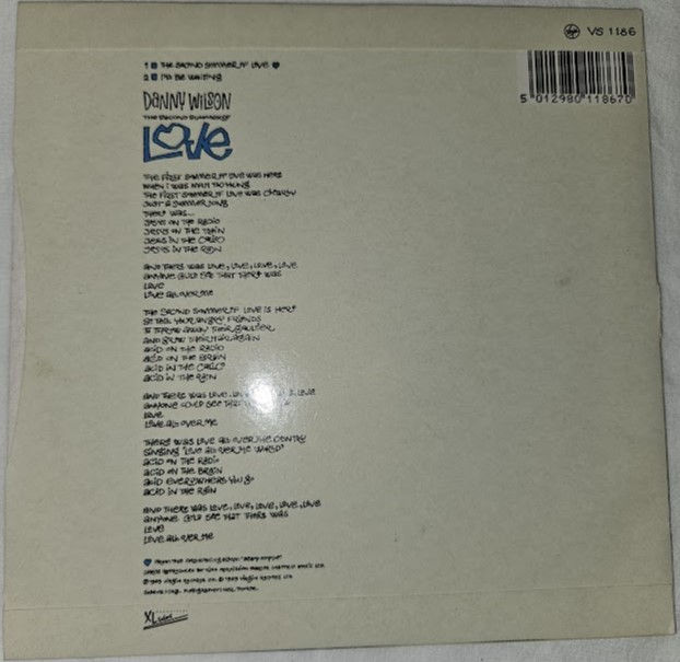 Thumbnail: Danny Wilson  - The Second Summer Of Love (7", Single, Whi) (Virgin)