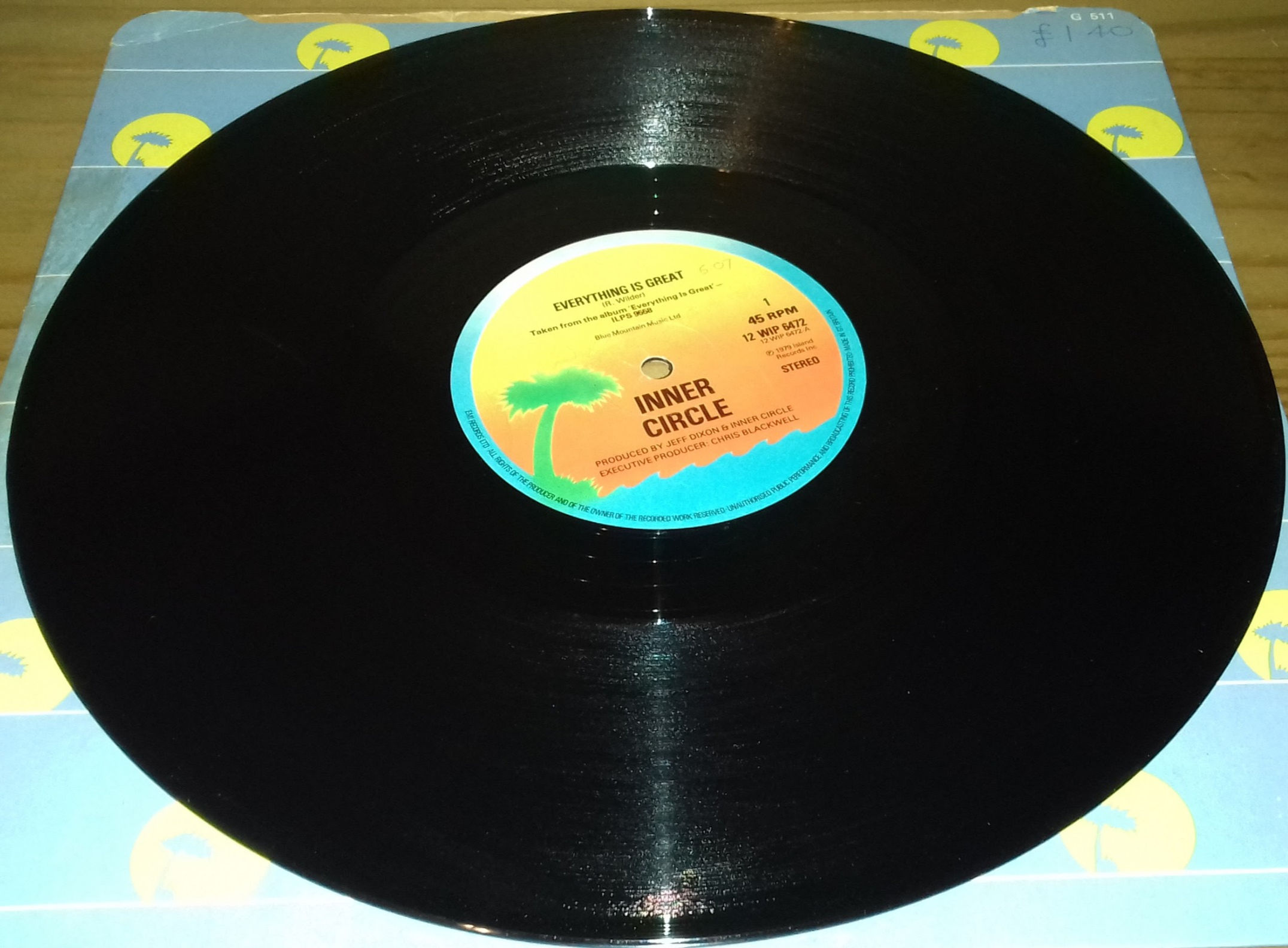 Inner Circle - Everything Is Great (12", Single) (Island Records)