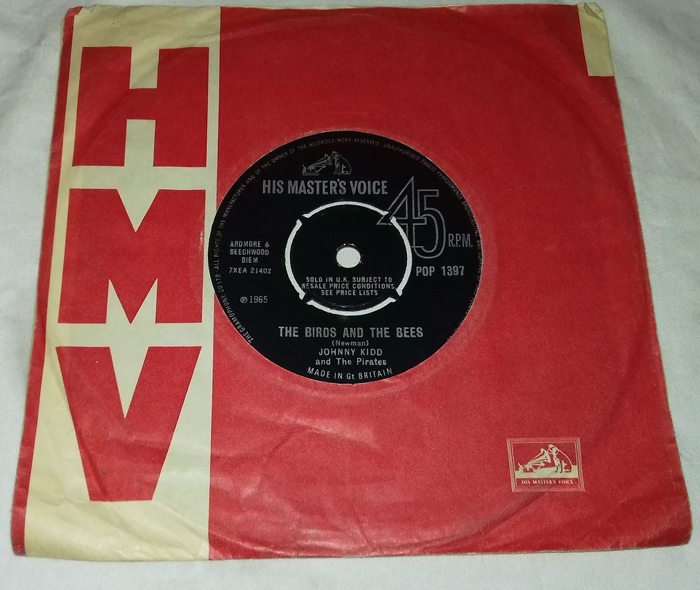 Johnny Kidd & The Pirates - The Birds And The Bees (7", Single) (His Master's Vo