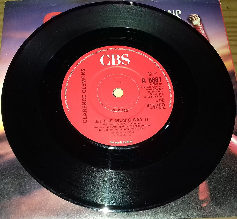 ภาพขนาดย่อ: Clarence Clemons and Jackson Browne - You're A Friend Of Mine (7") (CBS, CBS)