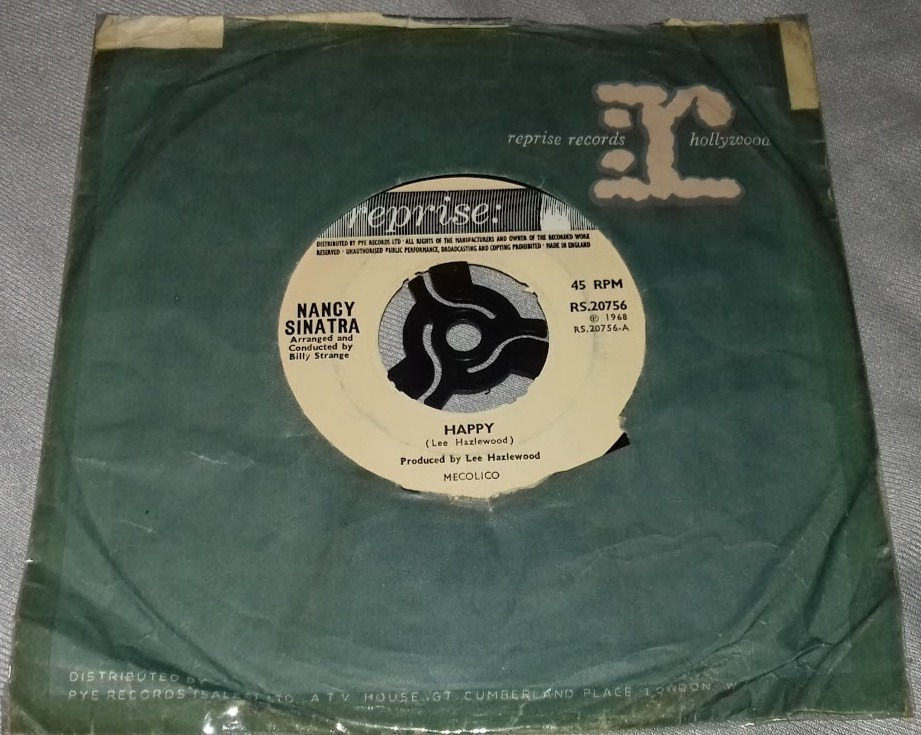 Nancy Sinatra - Happy (7", Single) (Reprise Records)