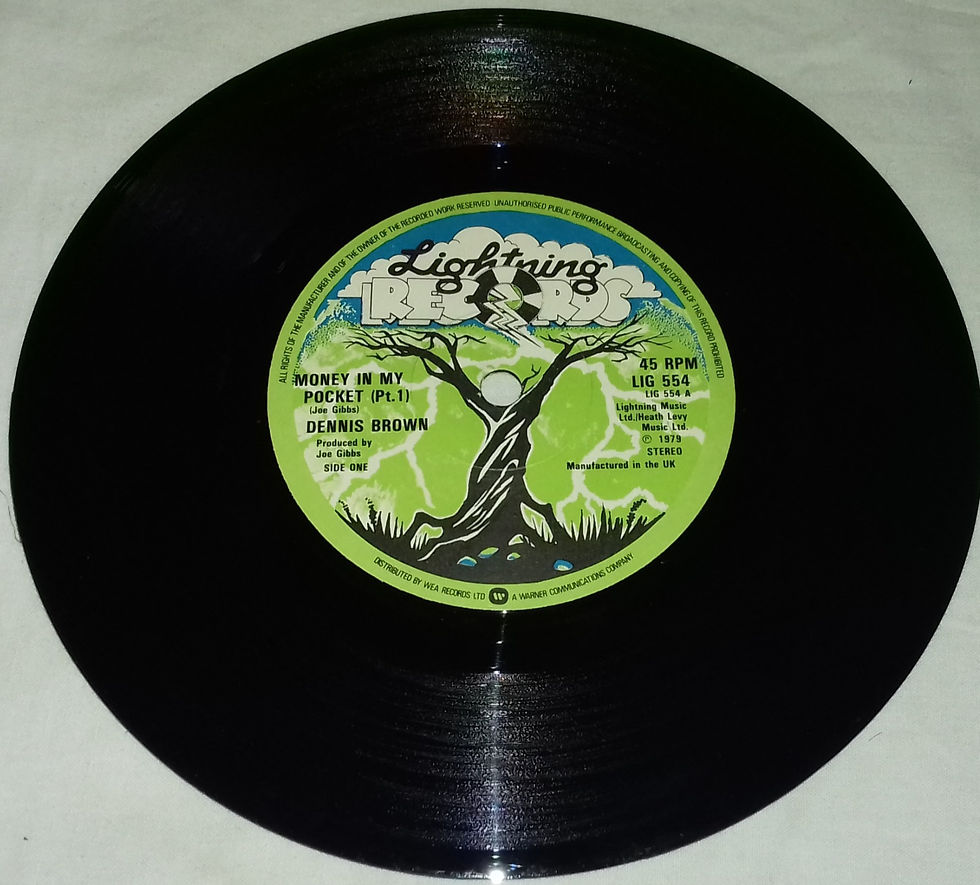 Dennis Brown - Money In My Pocket (7", Single) (Lightning Records (2))